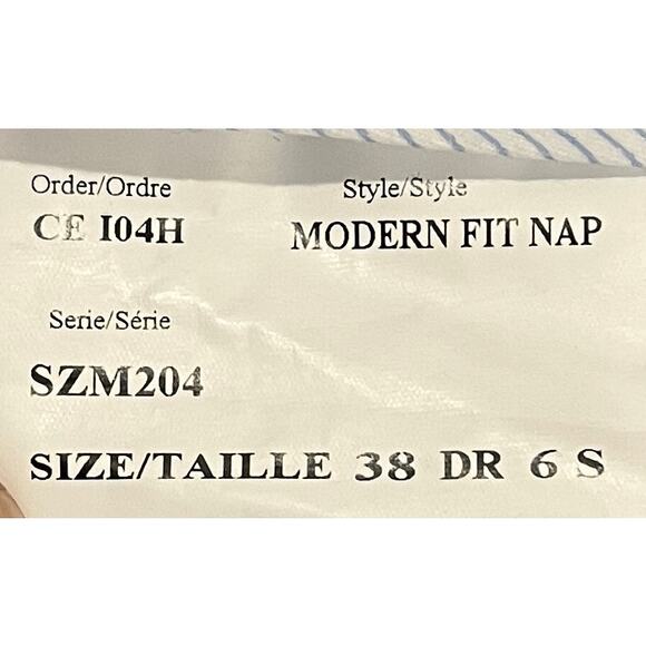 13-35 ERMENEGILDO ZEGNA Men's Superfine Australian Wool Suit Black Size 38 - Picture 8 of 16